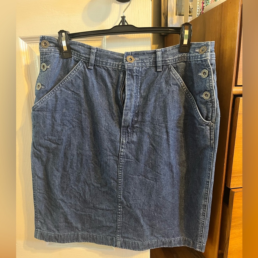 Ralph Lauren Polo Country vintage denim skirt
